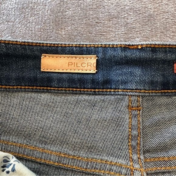 Pilcro Anthropologie Bootcut High Rise Blue Flared Jeans Size 28 - Picture 8 of 13